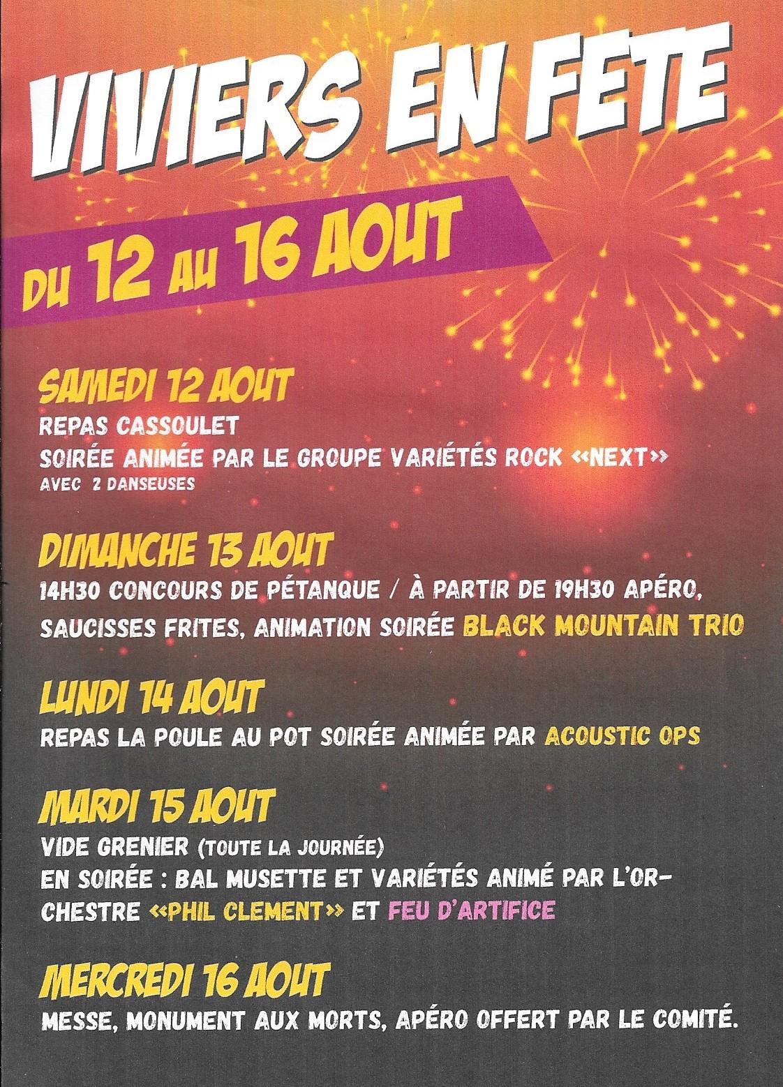Fête de viviers