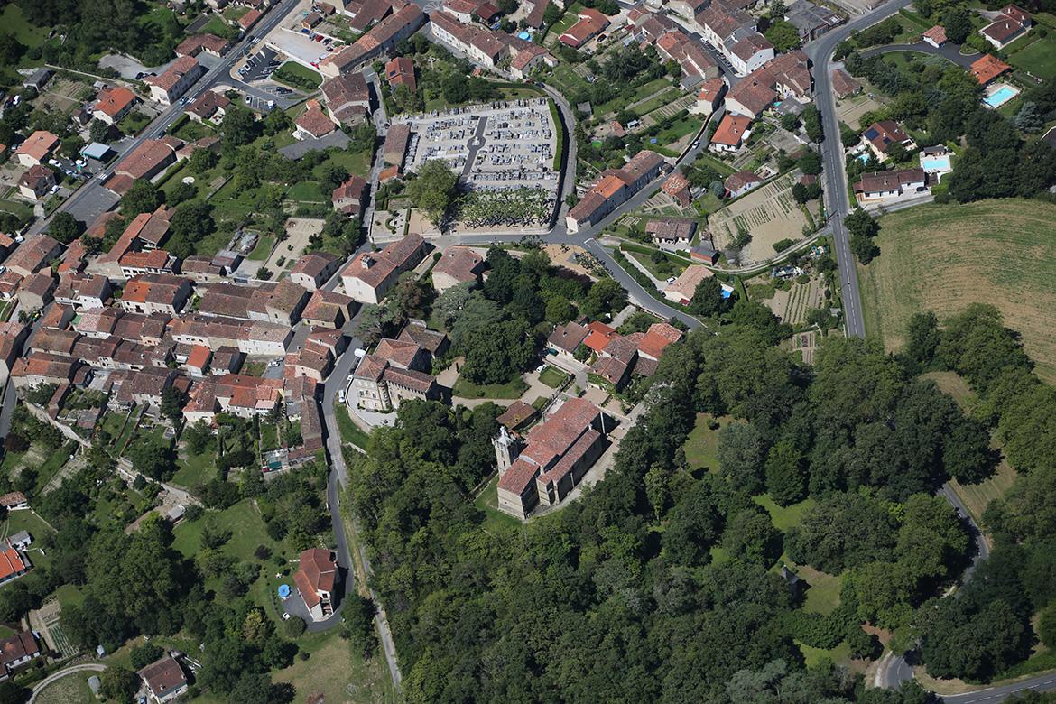 Viviers Lés Montagnes - Vue du ciel